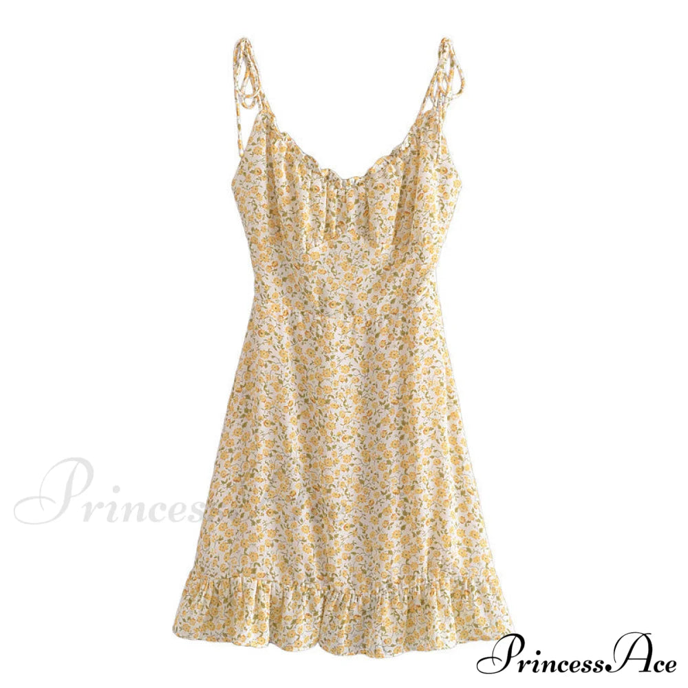 Charming Ditsy Charming Ruffled Mini Dress