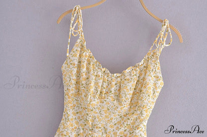 Charming Ditsy Charming Ruffled Mini Dress