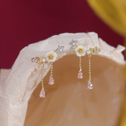 Gianna Cherry Blossom Drop Earrings