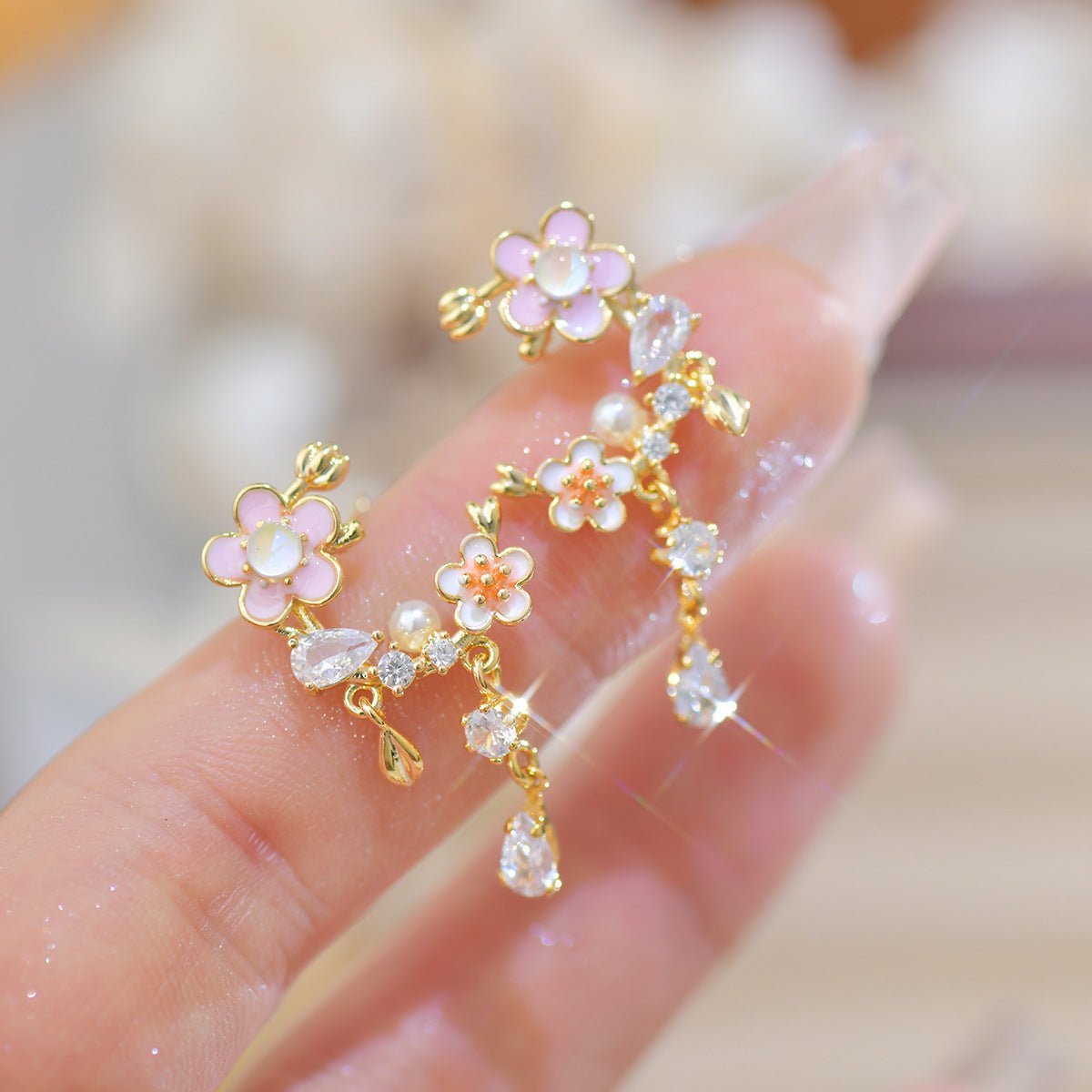 Penny Cherry Blossom Earrings