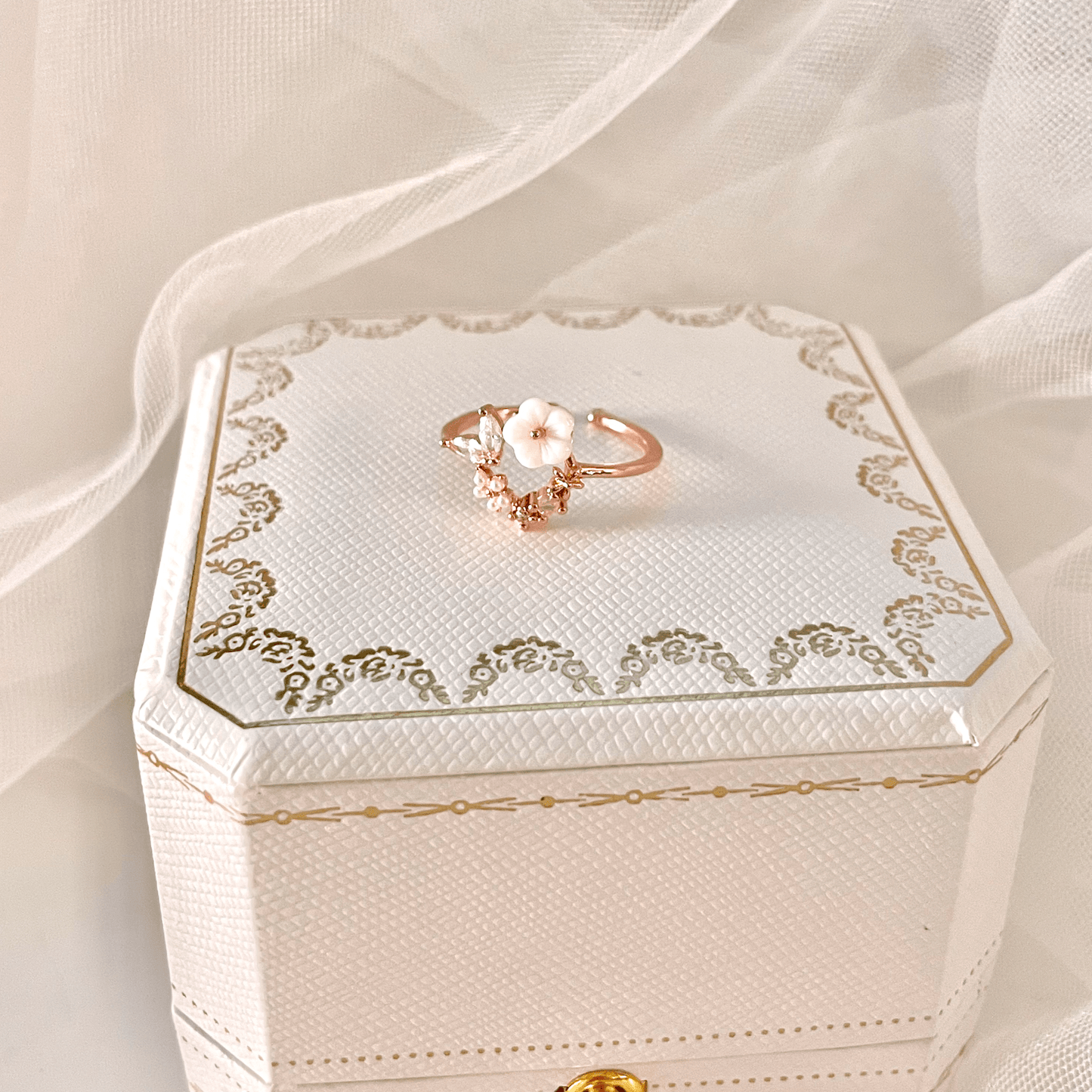 Charlee Cherry Blossom Ring