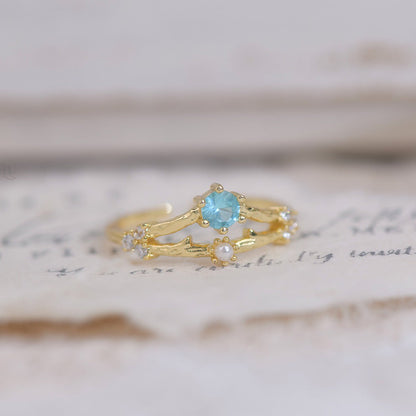 Cherry Blossom Ring Set