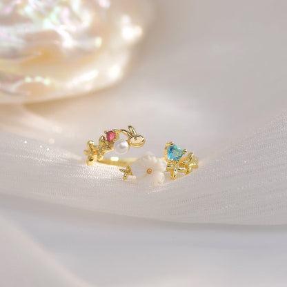 Cherry Blossom Ring Set