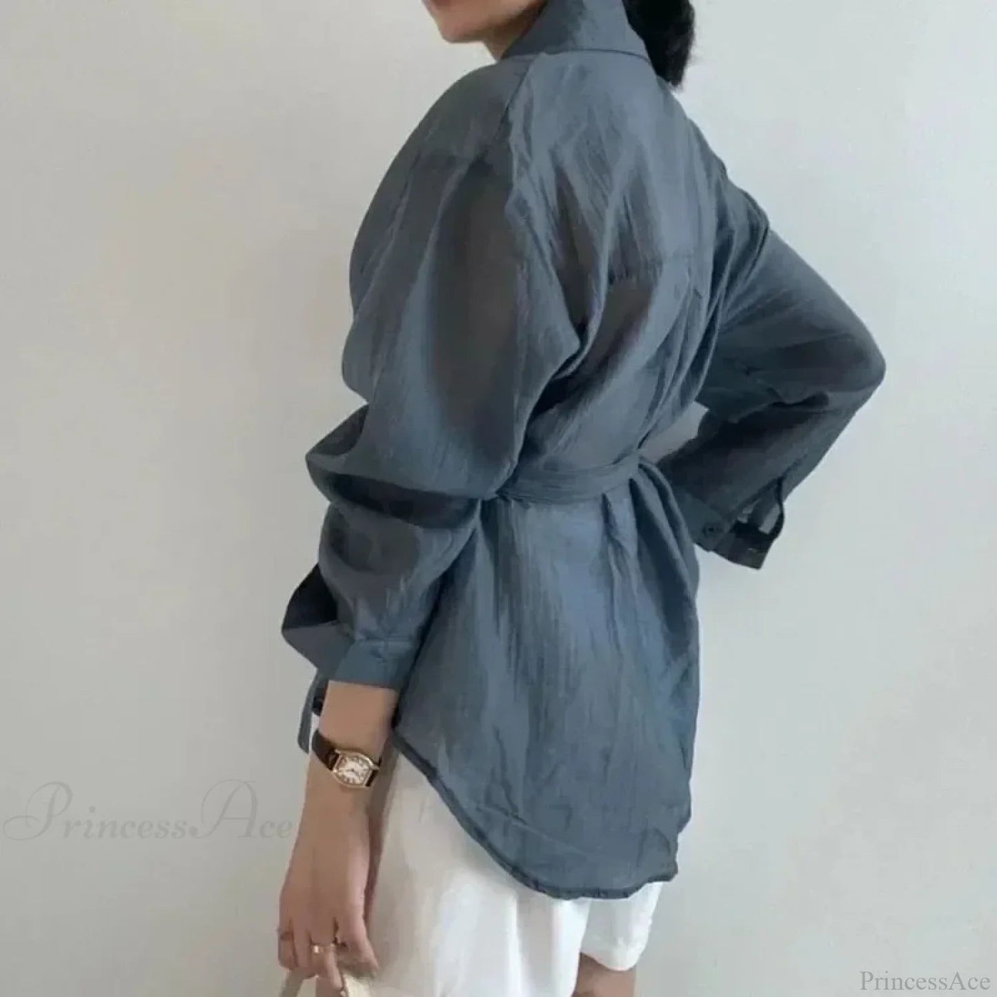 Long Sleeve Loose Sunscreen Blouse