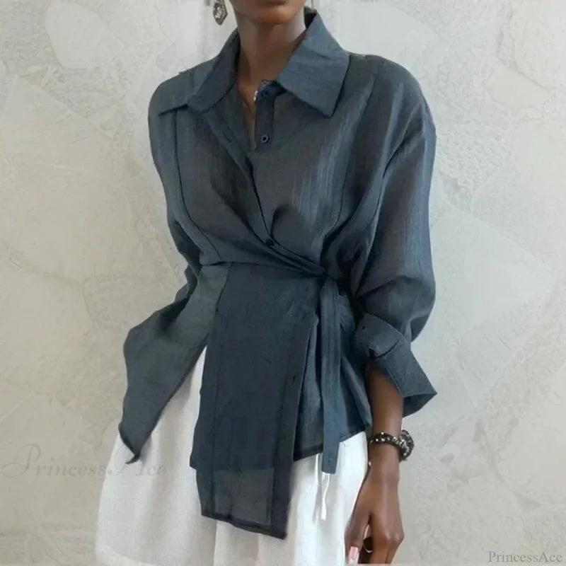 Long Sleeve Loose Sunscreen Blouse