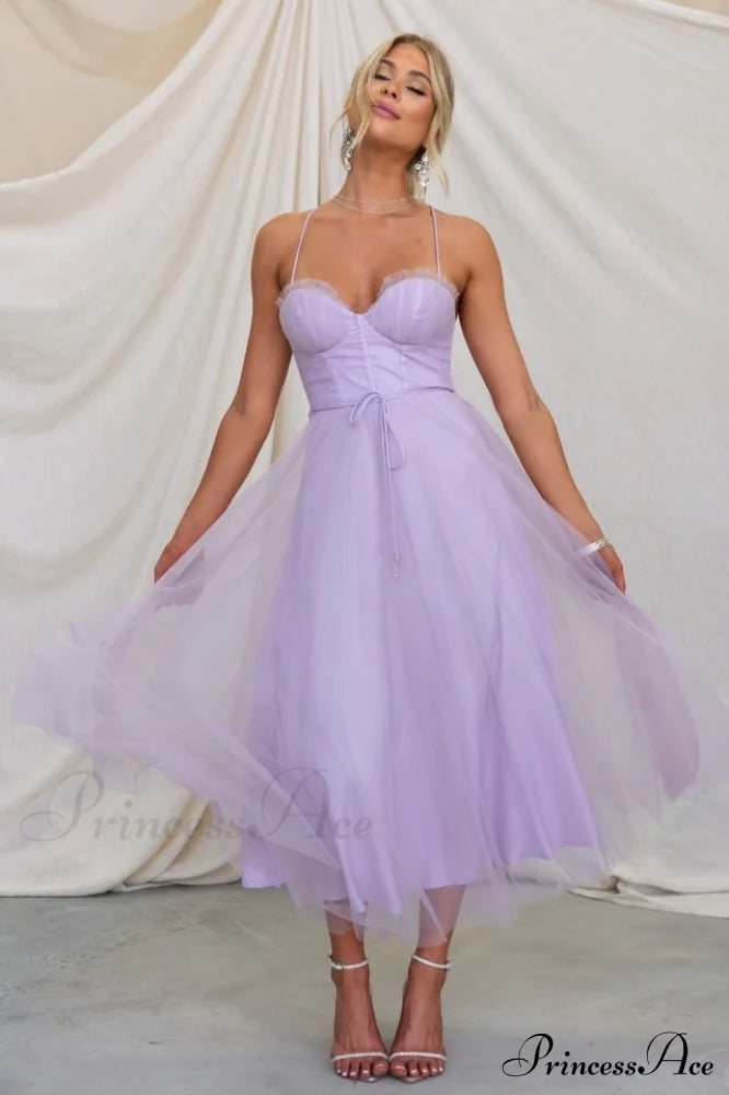 Cindy Tulle Stylish Midi Dress