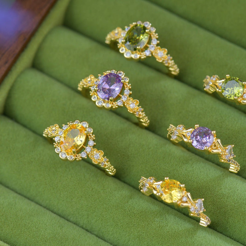 Citrine Bloom Ring