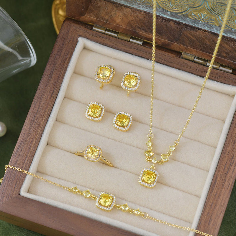 Citrine Halo Du Soleil Bracelet