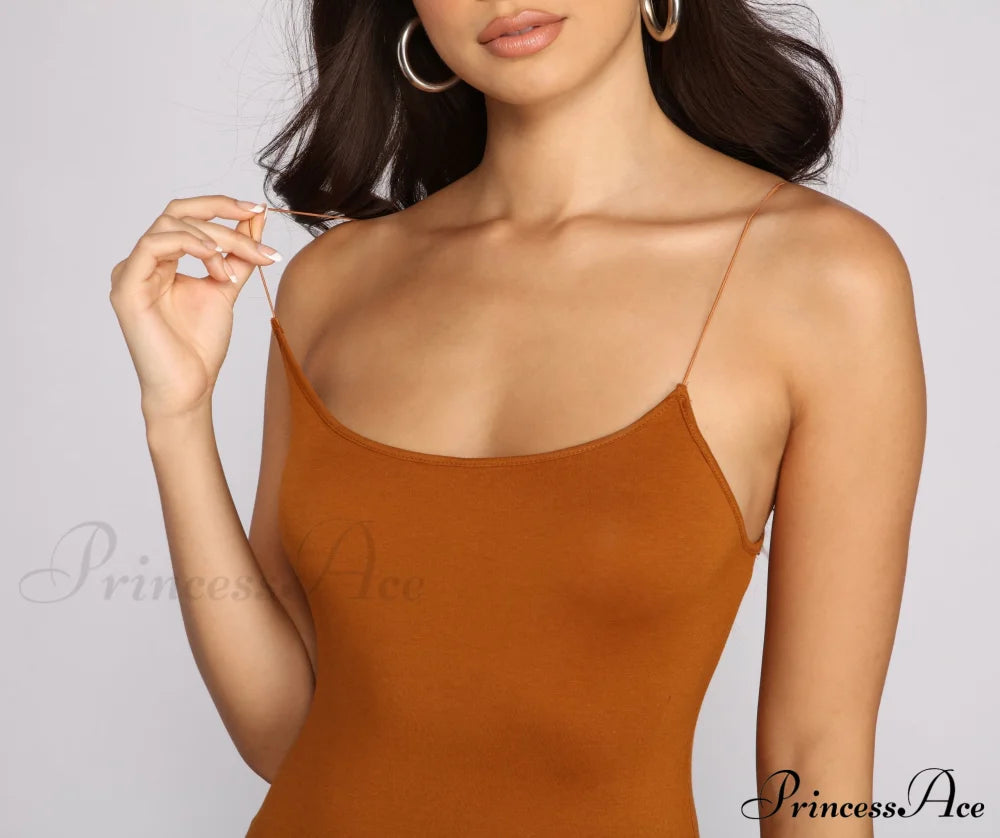 Classic Scoop Charming Neck Knit Mini Dress