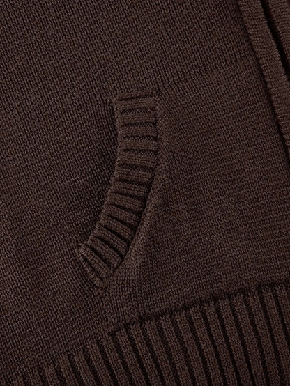 Classic Slim-fit Ribbed Cardigan