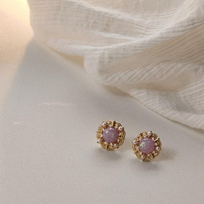 [] Baroque Stud Earrings - Sue (3 Colors)