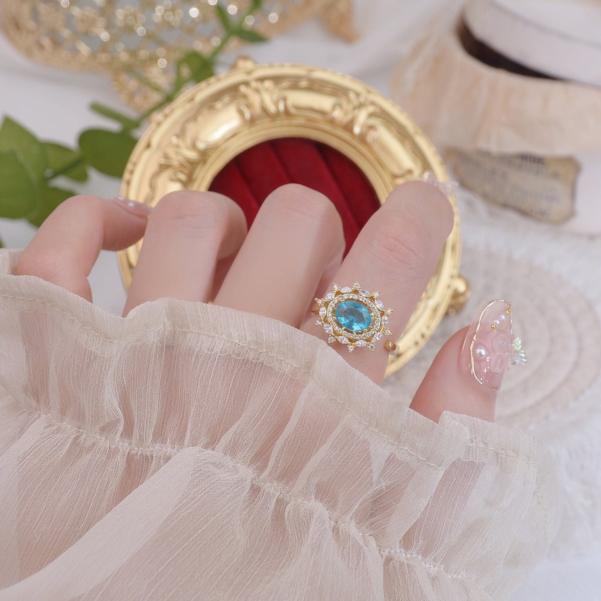 Marilyn Blue Gemstone Ring