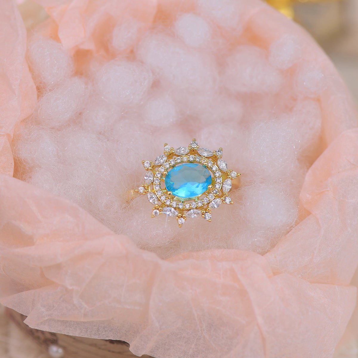 Marilyn Blue Gemstone Ring