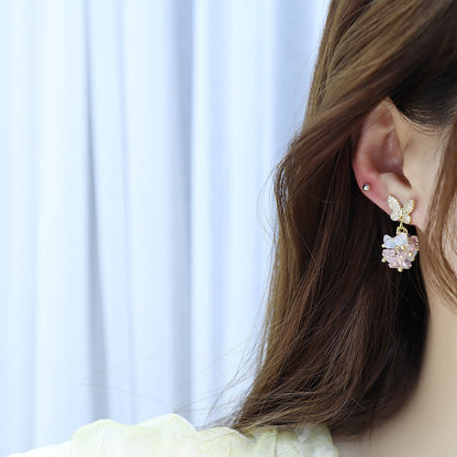 [] Juliette Butterfly Drop Earrings