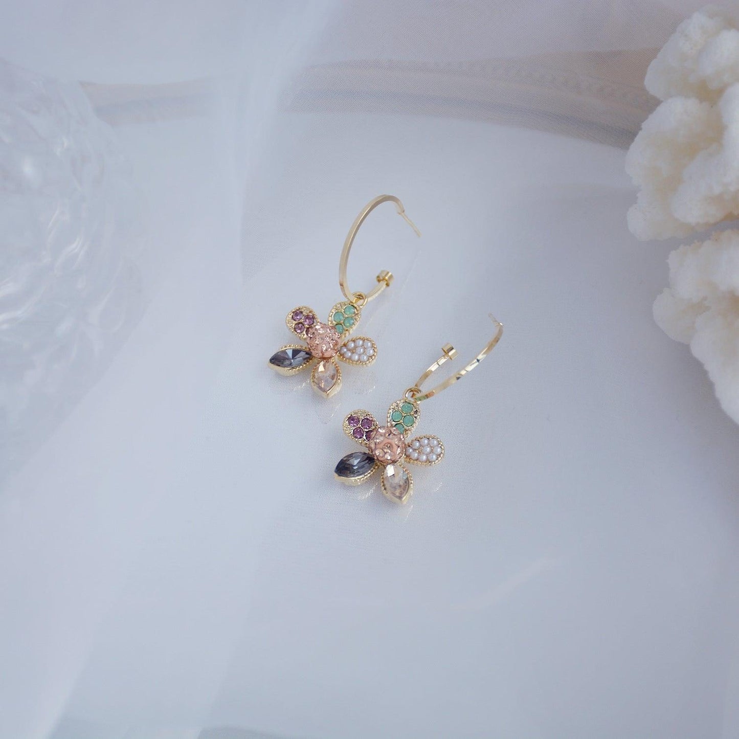 [] Flower Earrings