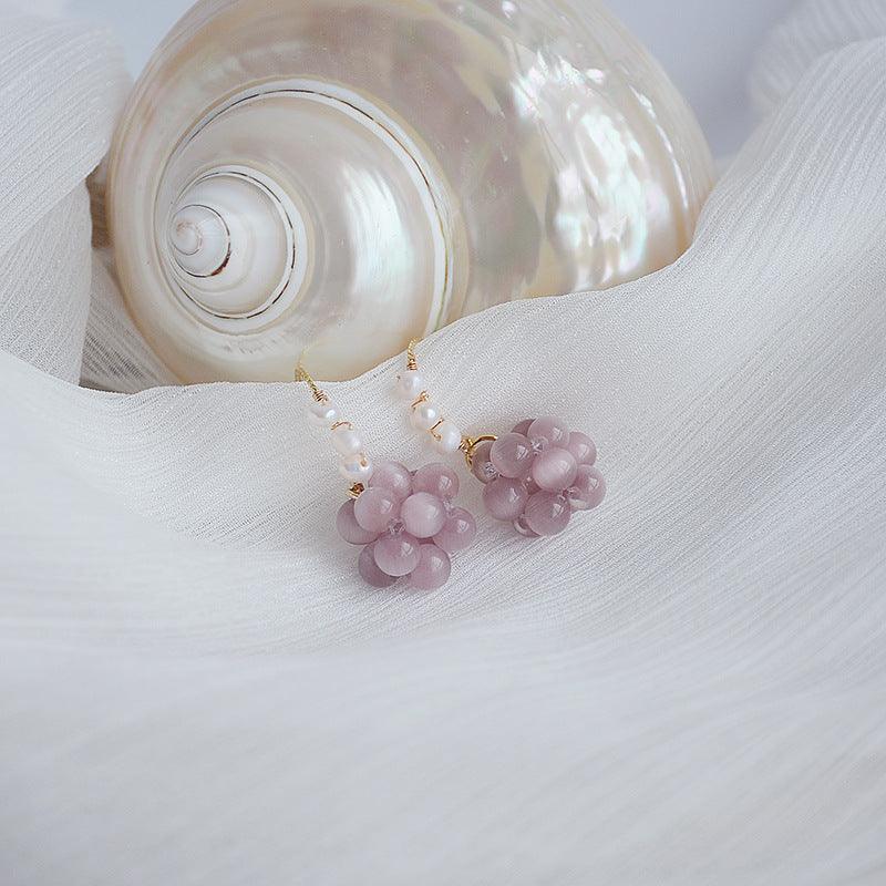 [] Grape Earrings