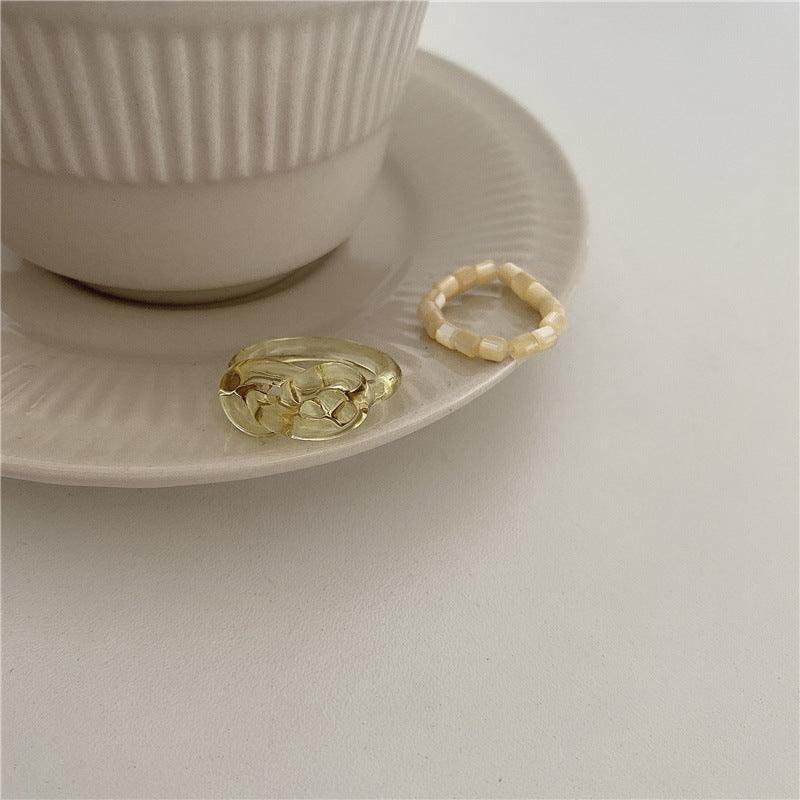 [] Hard Candy Ring Set (3 Colors)
