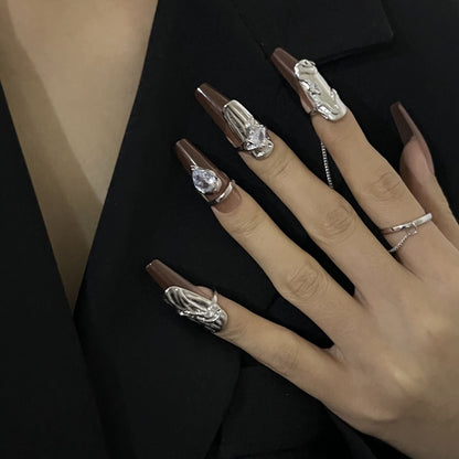 [] Alita Nail Art Rings (set of 4)