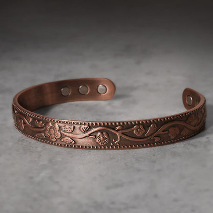 Copper Adjustable Spiritual Bracelet | Magnetic Cuff