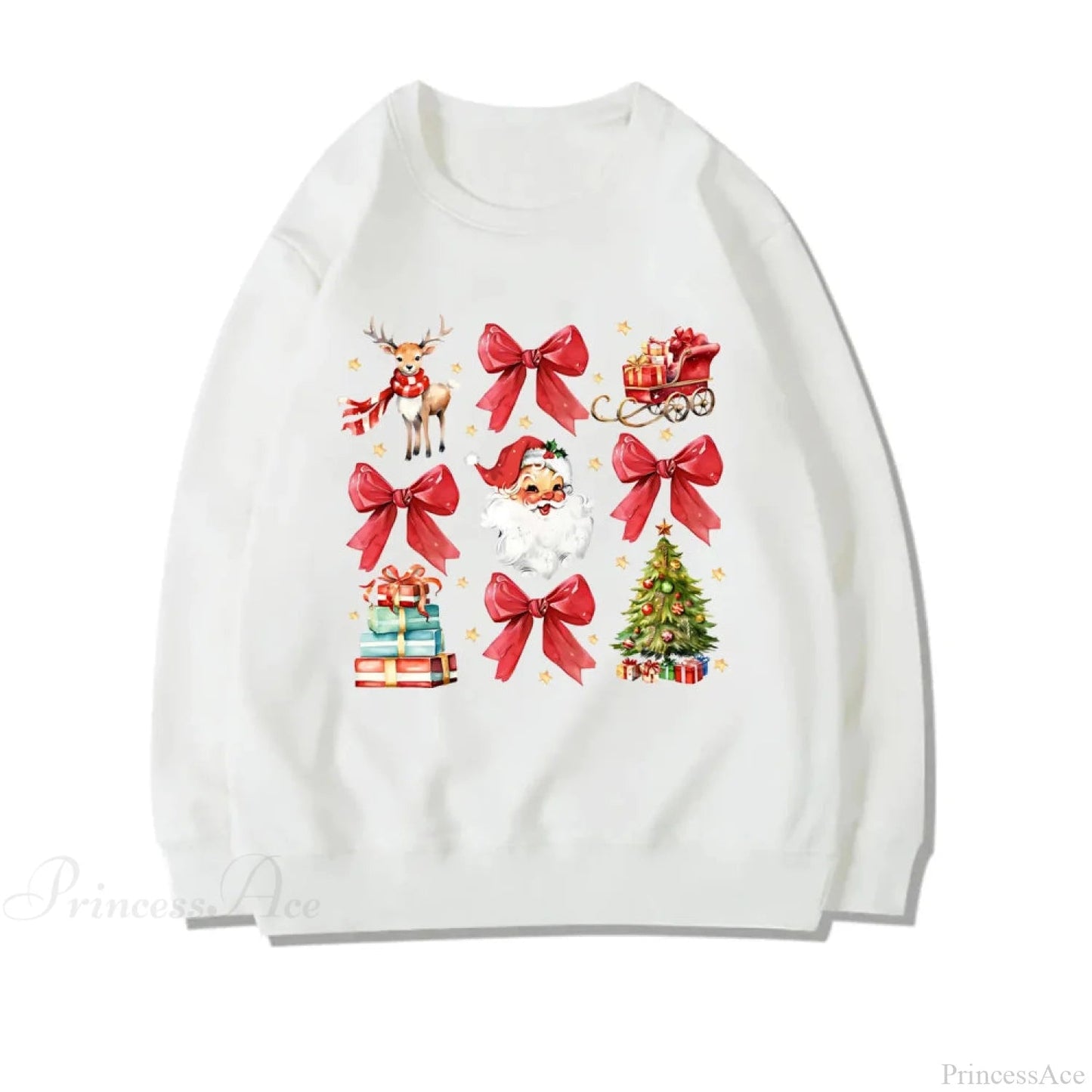 Coquette Christmas Santa Sweatshirt - Holiday Hoodie