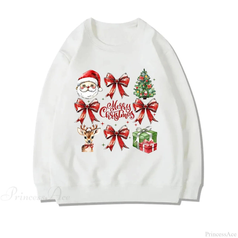 Coquette Christmas Santa Sweatshirt - Holiday Hoodie