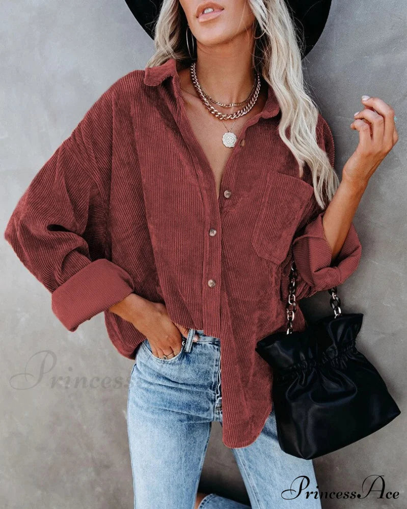 Corduroy Tunic Coats