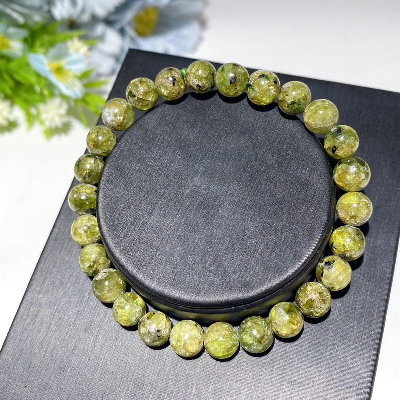 Crystal Healing Bracelet 4-14mm Mixed Stones Spiritual Protection