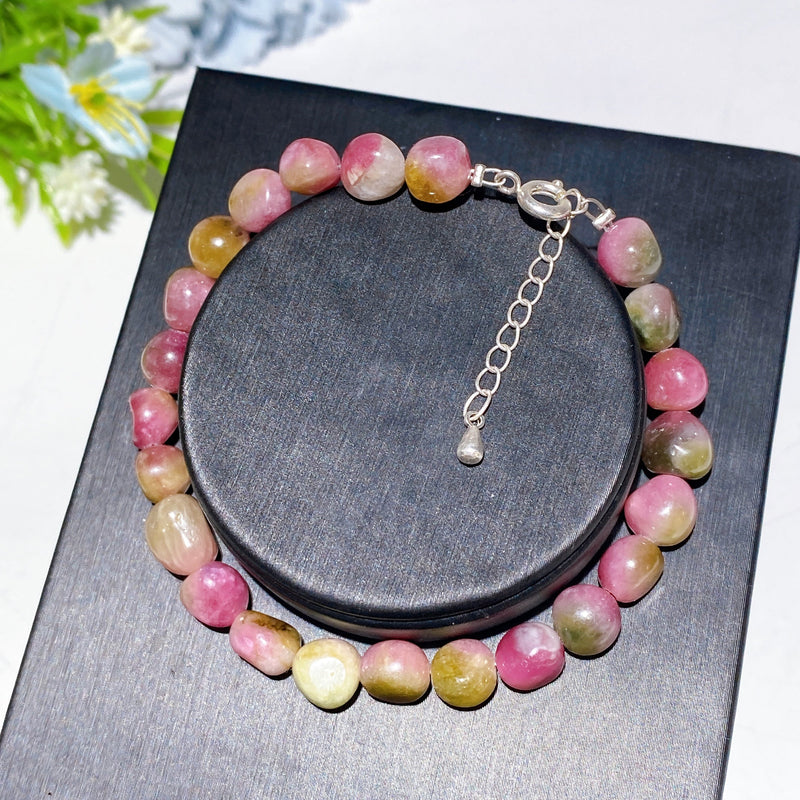 Crystal Healing Bracelet 4-14mm Mixed Stones Spiritual Protection