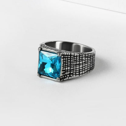 Crystal Signet Ring