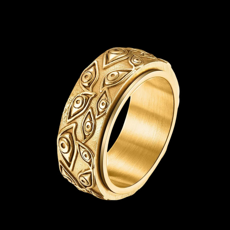 Cult of Eyes Spinner Ring