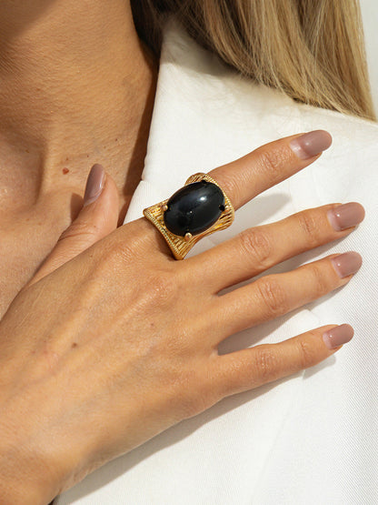 Geometric Rhine Stones Rings Accessories