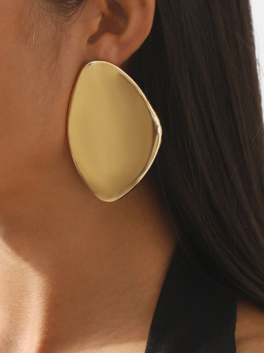 Normcore Geometric Color Drop Earrings