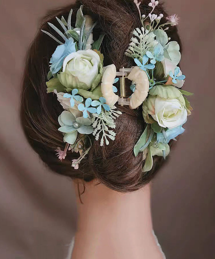 Chinese Style Multicolor Alloy Pearl Hairpin