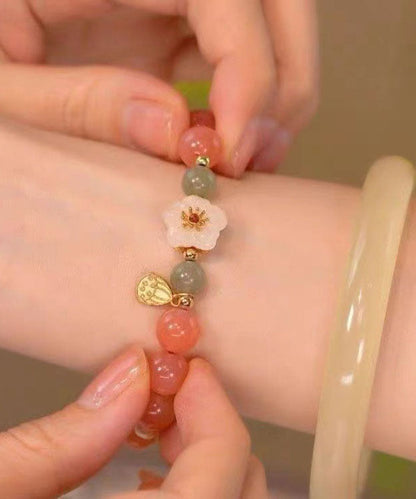 Colorblock Beading Charm Bracelet