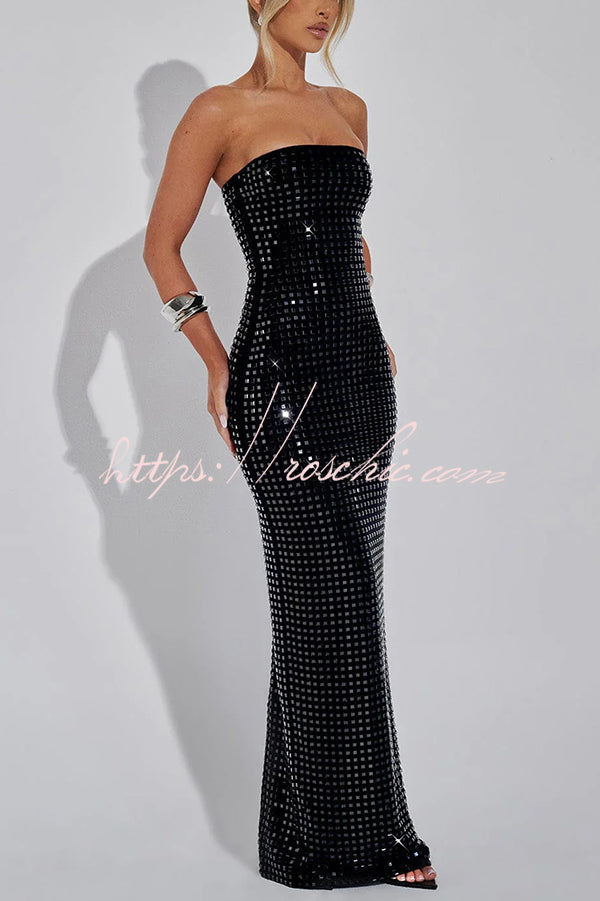 Sleeveless Backless Slim Fit Slit Maxi Dress
