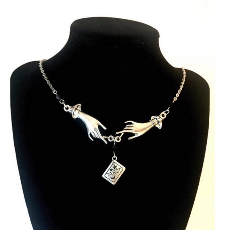 Witch Hand Tarot Necklace