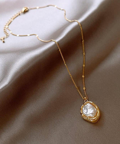 Gold 14k Gold Alloy Pearlendant Necklace