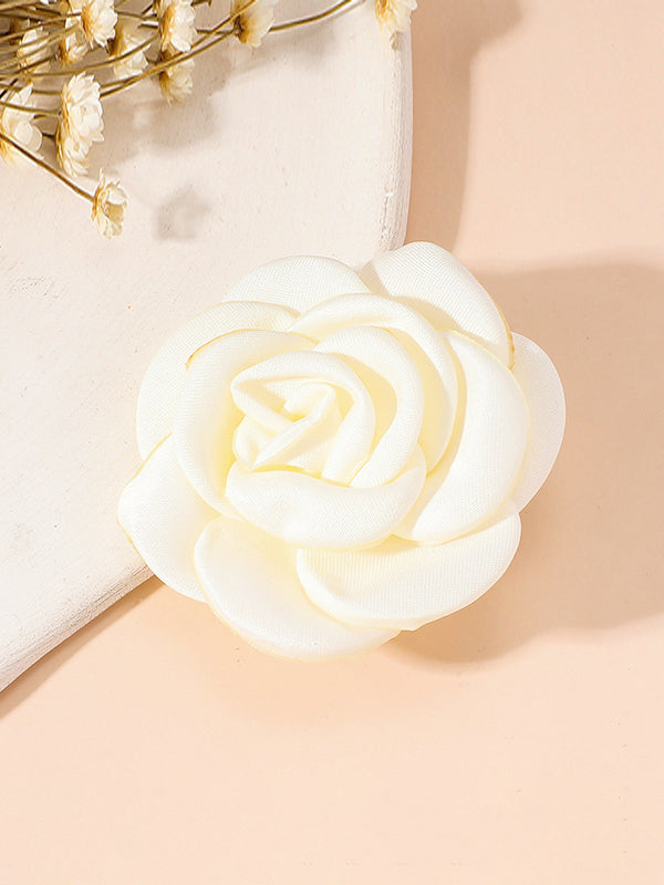 Color Three-dimensional Flower Brooch Accessories