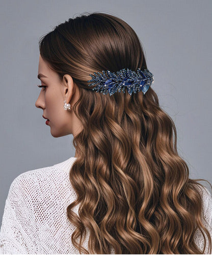 Novelty Royal Blue Alloy Crystal Zircon Hairpin