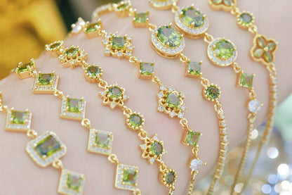 Daphne Bracelet in Green