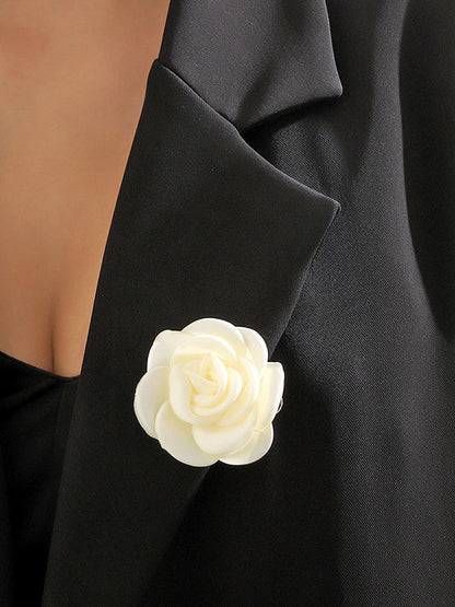 Color Three-dimensional Flower Brooch Accessories