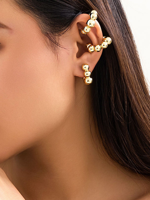Geometric Color Ear Clip