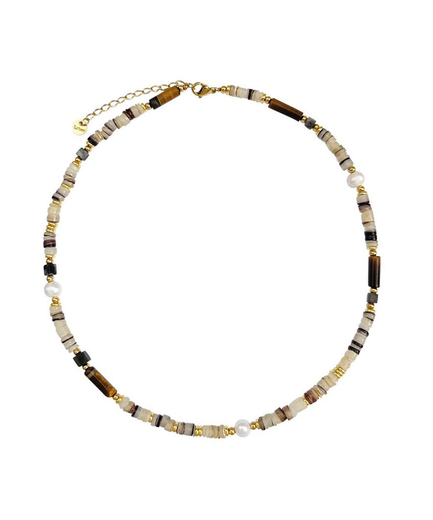 Original Design Pearl Natural Stone Bead Necklace