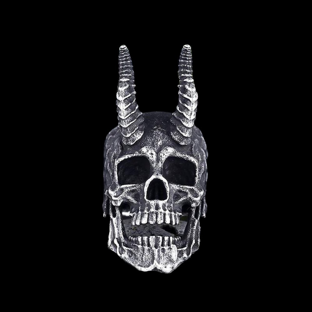 Deal With the Devil Skull Ring