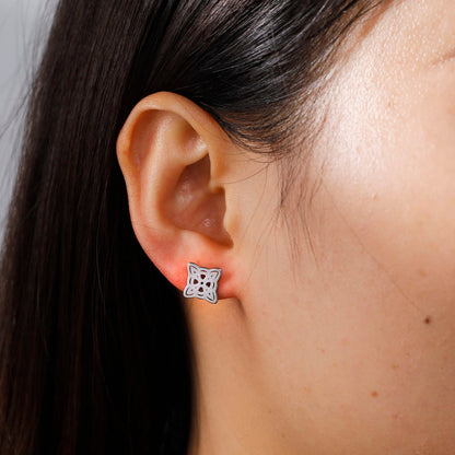 Witches Knot Stud Earrings
