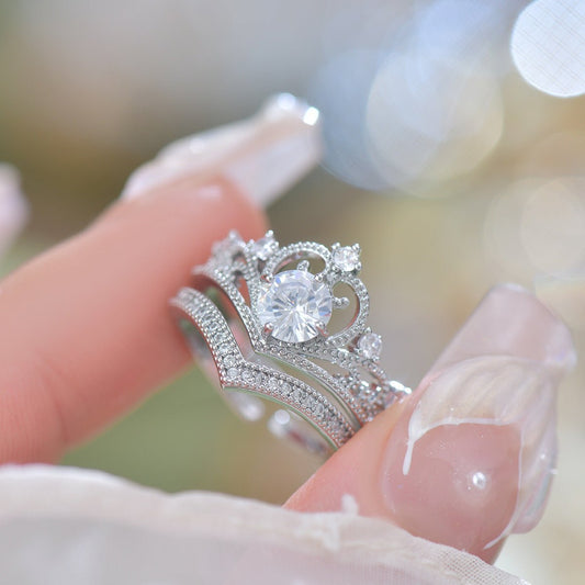 Diamond Tiara Ring Set