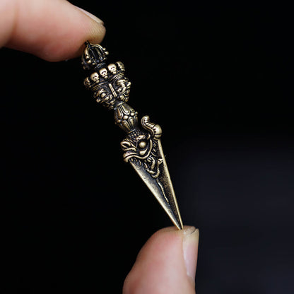 Dorje Vajra Spiritual Pendant|brass & Copper|47mm Hanging Decoration