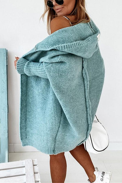 Fall for Nyc Hooded Cardigan