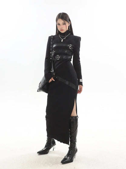 Strapped Warrior Maxi Dress