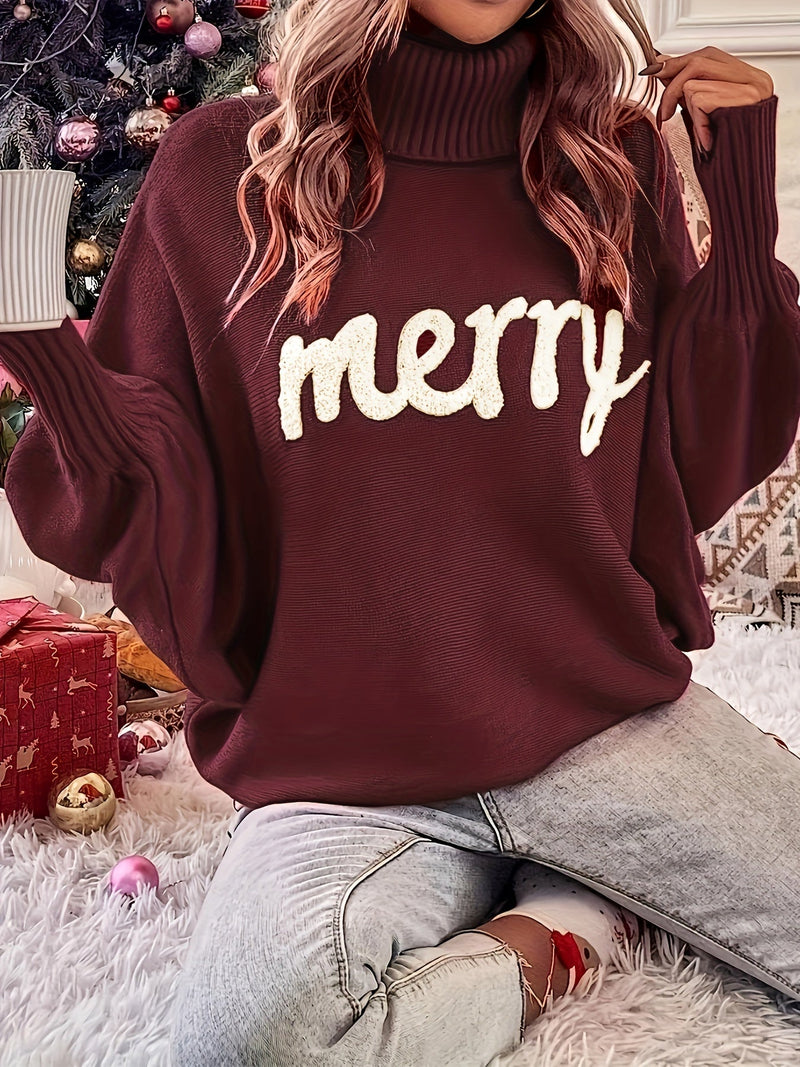 Batwing Sleeve Pullover Sweater Yo2874